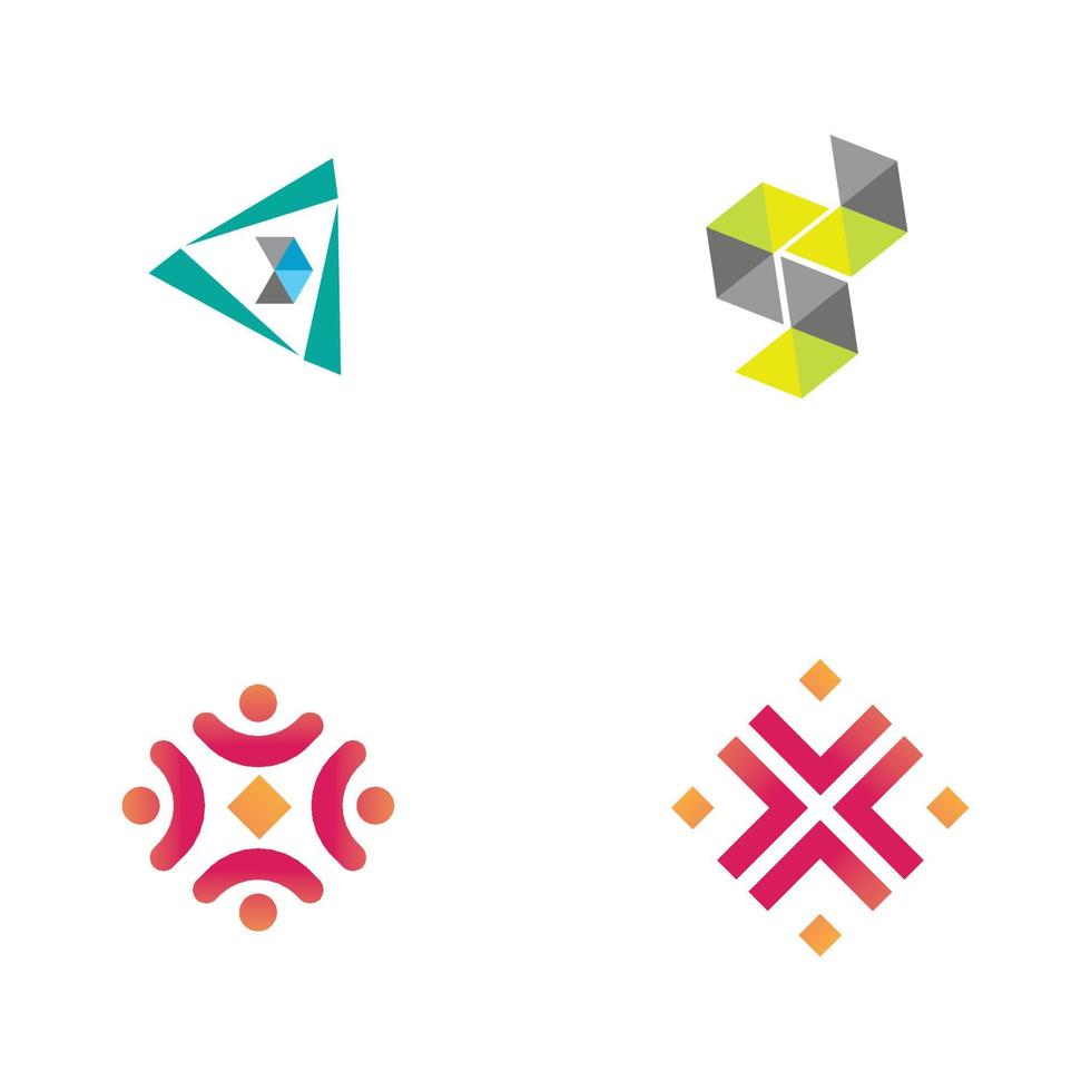 modern logo conceptontwerp voor fintech en digitale financiële technologie vector