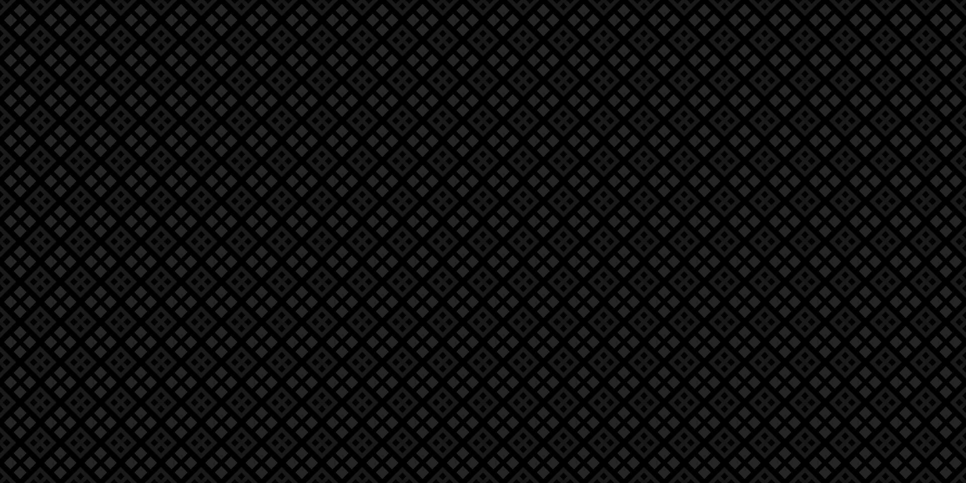 donker zwart meetkundig rooster koolstof vezel achtergrond modern donker abstract naadloos structuur vector