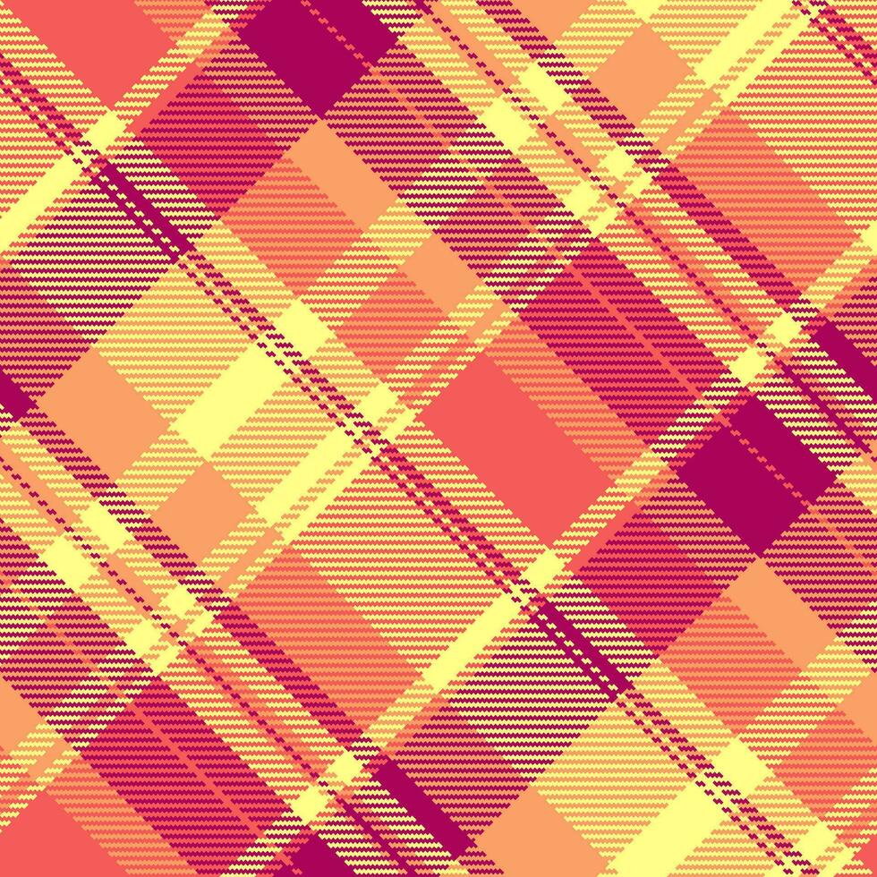 plaid vector structuur van controleren textiel achtergrond met een kleding stof patroon naadloos tartan.