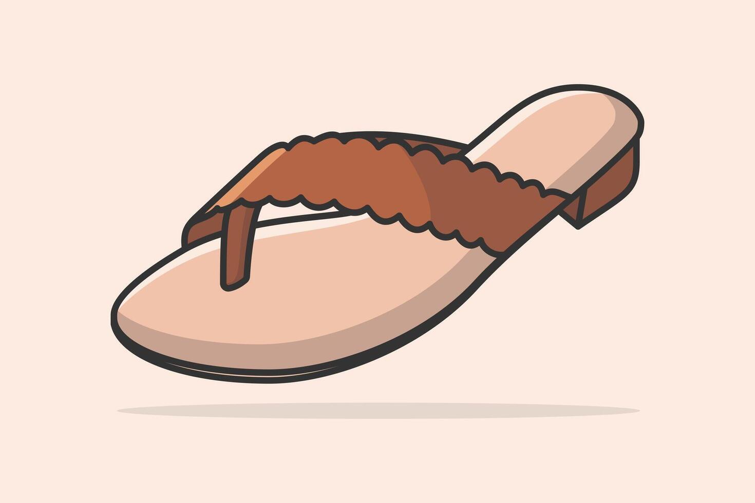 modieus vlak meisjes partij pantoffel schoen vector illustratie. schoonheid mode voorwerpen icoon concept. meisjes pantoffel in modern stijl vector ontwerp.