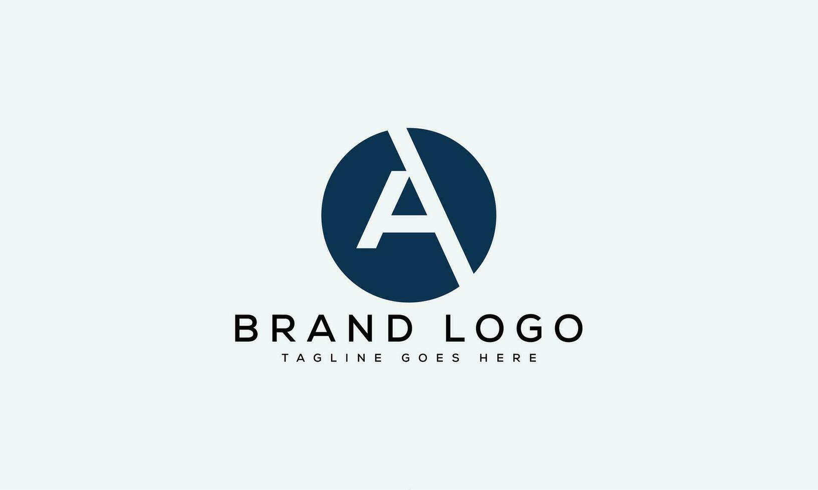 brief een logo ontwerp vector sjabloon ontwerp voor merk.