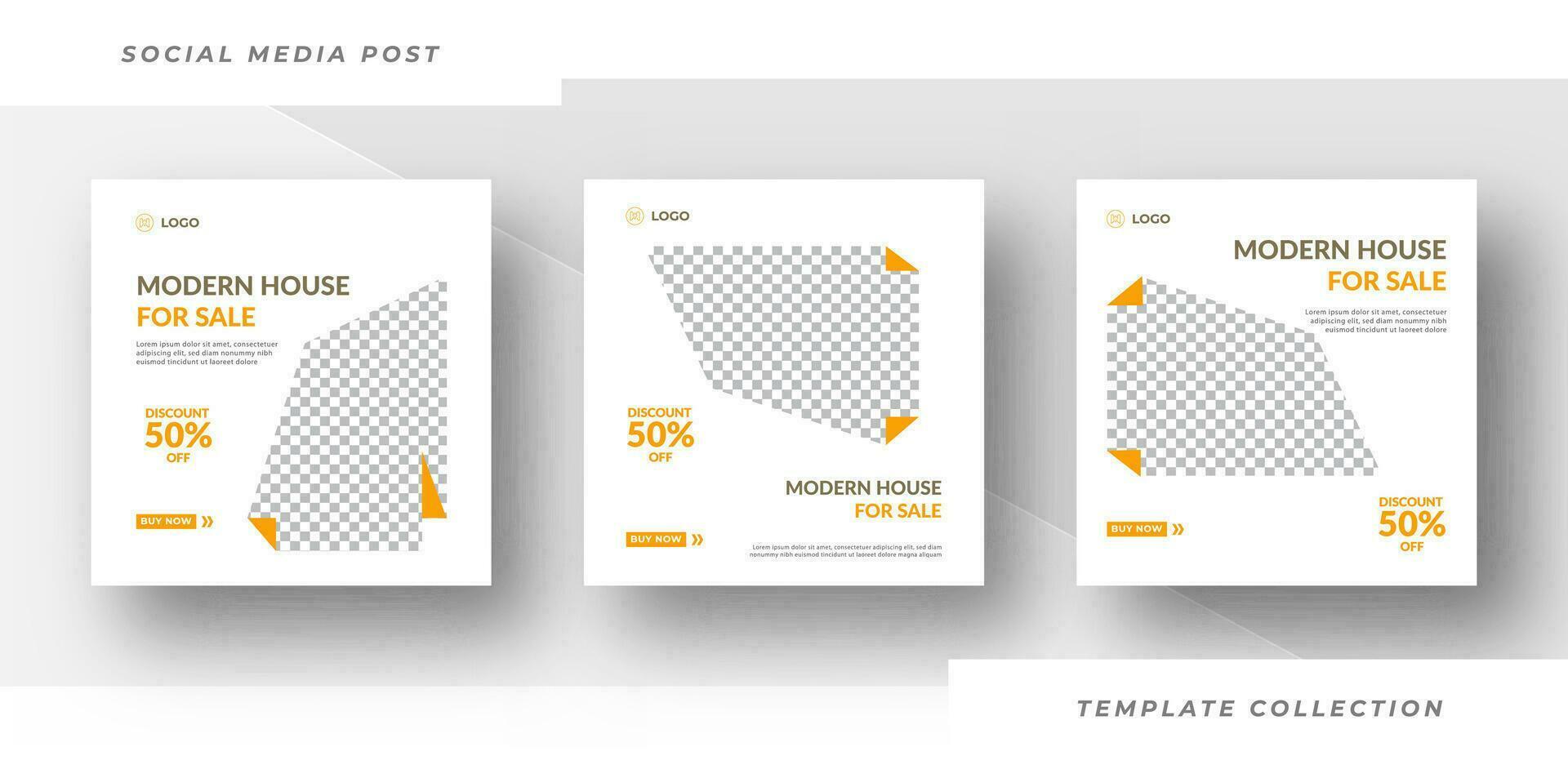 modern huis voor uitverkoop sociaal media post Sjablonen, bewerkbare post Sjablonen sociaal media spandoeken. pro vector