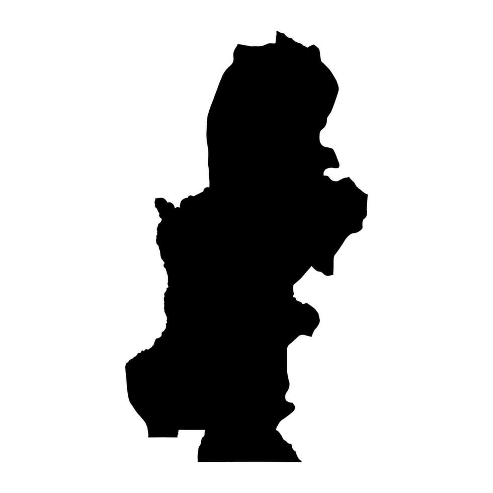 kasai provincie kaart, administratief divisie van democratisch republiek van de Congo. vector illustratie.