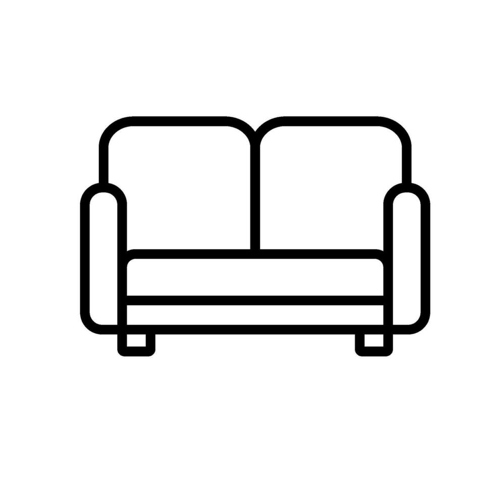 sofa icoon ontwerp vector