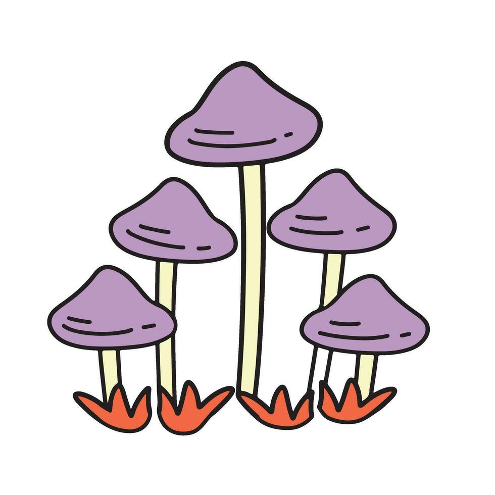 champignon icoon vector illustratie