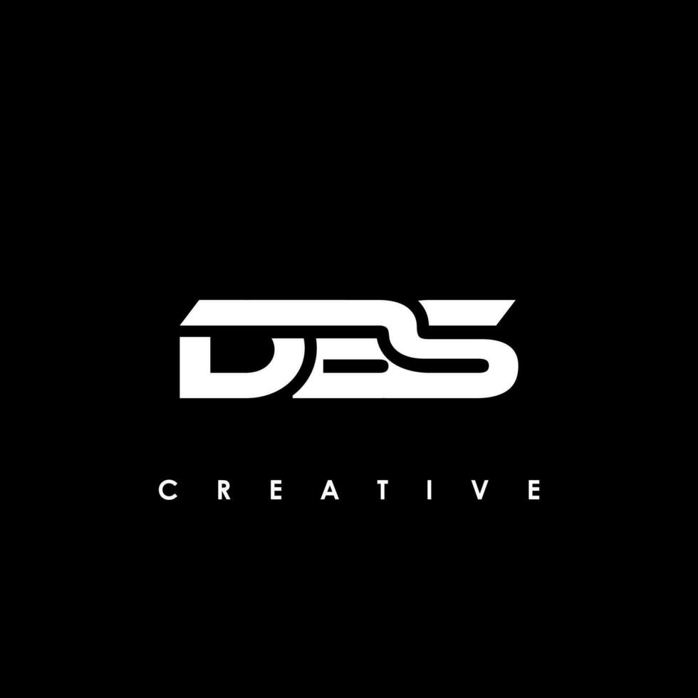 dbs brief eerste logo ontwerp sjabloon vector illustratie