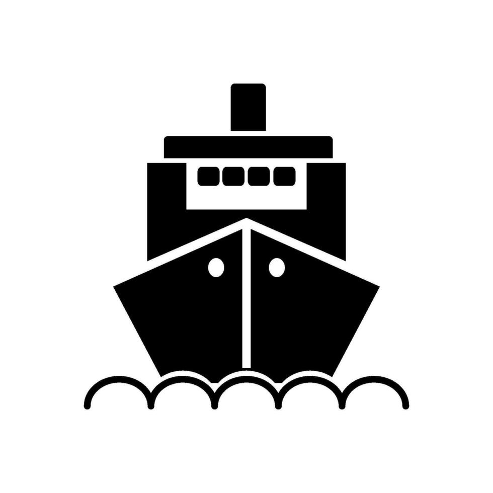 schip icoon ontwerp vector sjabloon