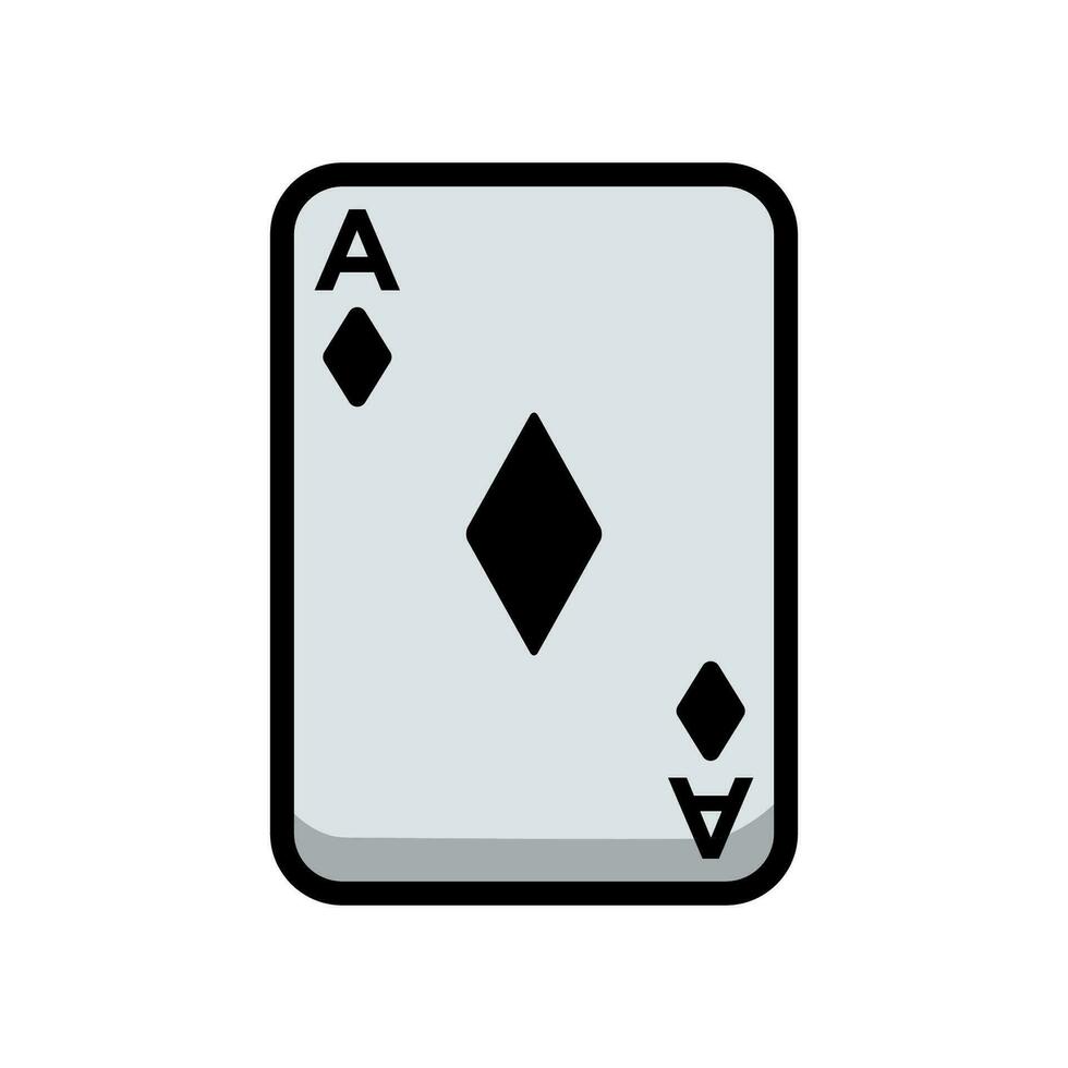 poker kaart icoon ontwerp vector