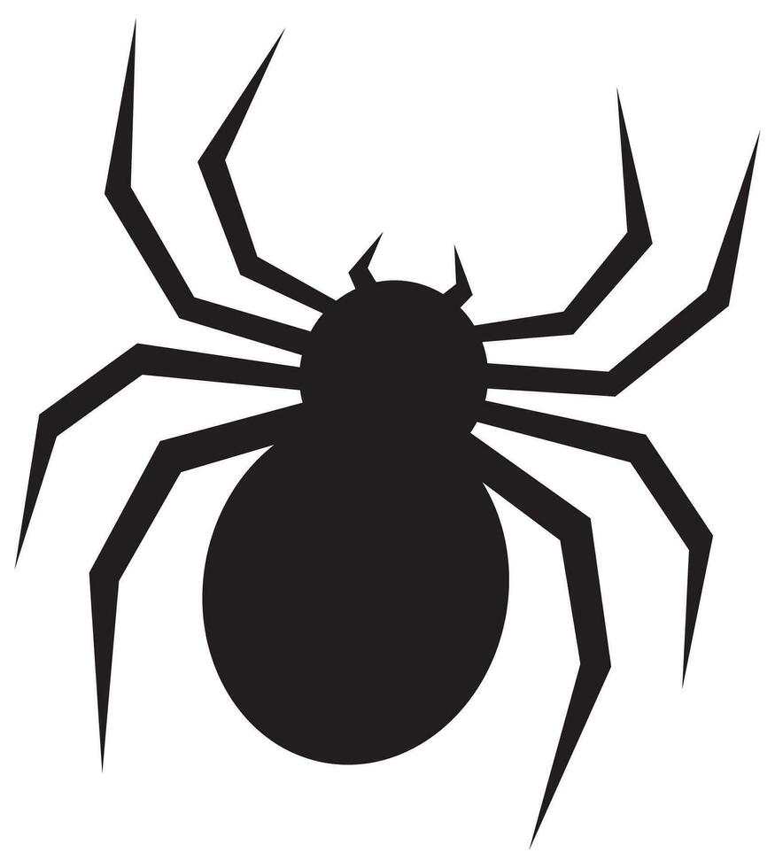 zwart spin silhouet Aan wit achtergrond vector