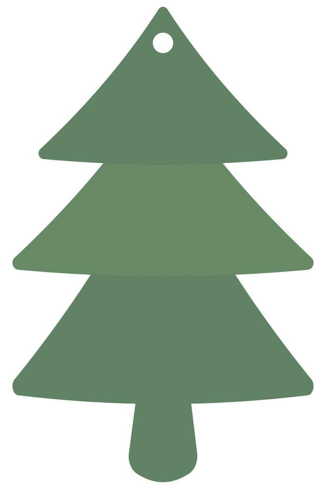 Kerstmis bomen icoon geïsoleerd Aan wit achtergrond. vector