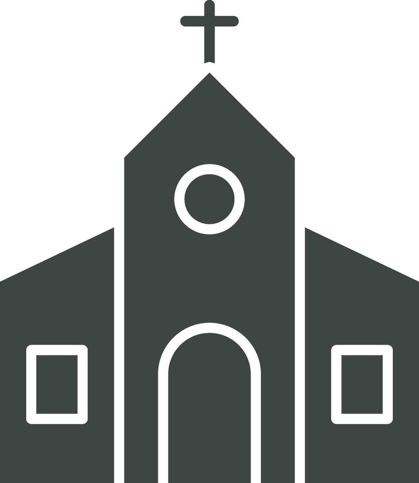 kerk icoon vector afbeelding. geschikt voor mobiel appjes, web apps en afdrukken media.