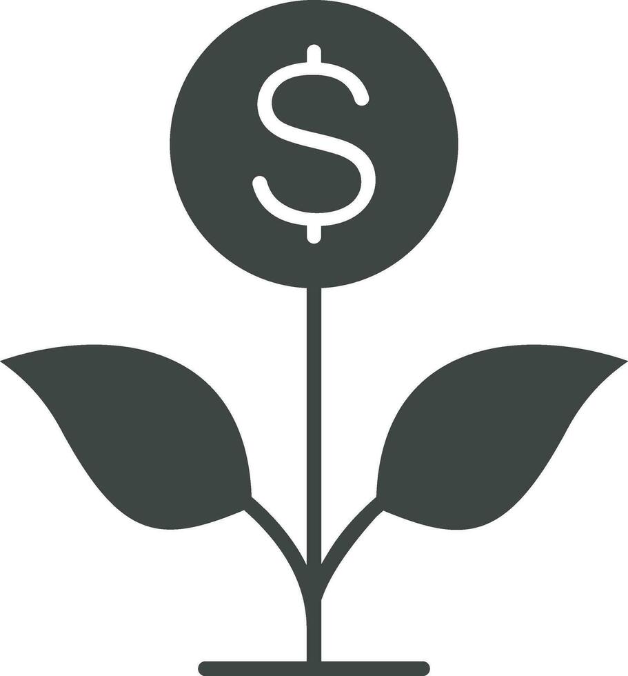 geld groei icoon vector afbeelding. geschikt voor mobiel appjes, web apps en afdrukken media.