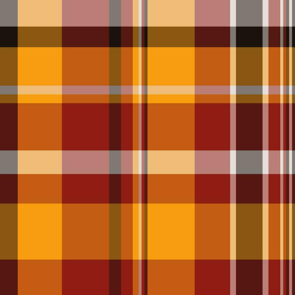 Schotse ruit kleding stof achtergrond van vector controleren naadloos met een plaid structuur textiel patroon.