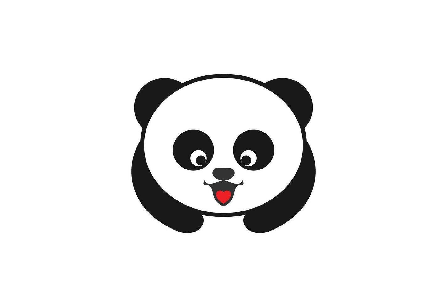 weinig panda beer logo ontwerp, vector ontwerp sjabloon