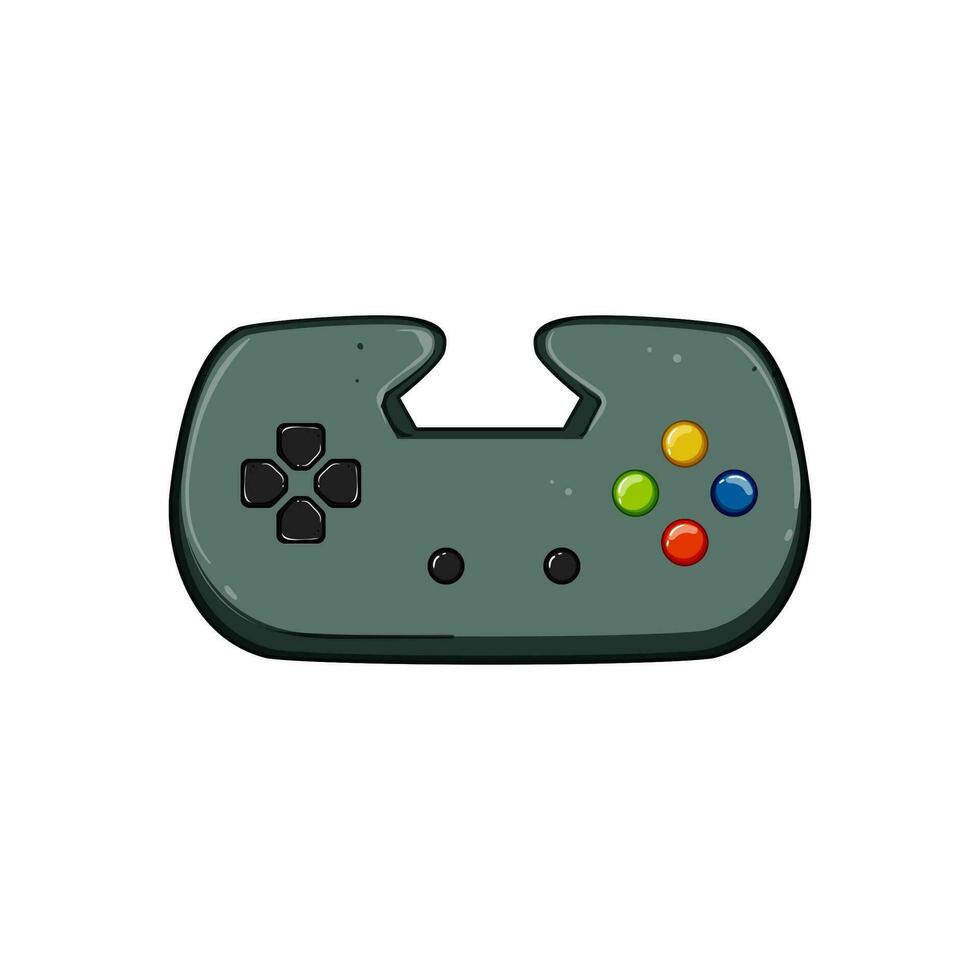 controle gamepad tekenfilm vector illustratie