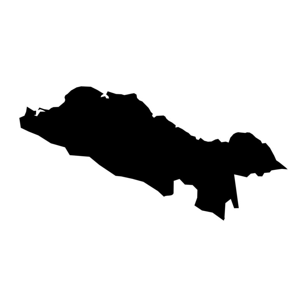 puerto plata provincie kaart, administratief divisie van dominicaans republiek. vector illustratie.