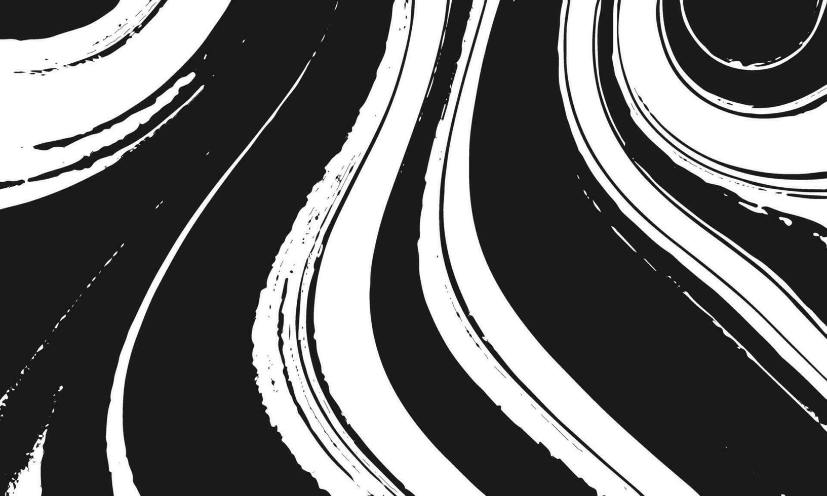zwart en wit abstract achtergrond met wervelingen vector