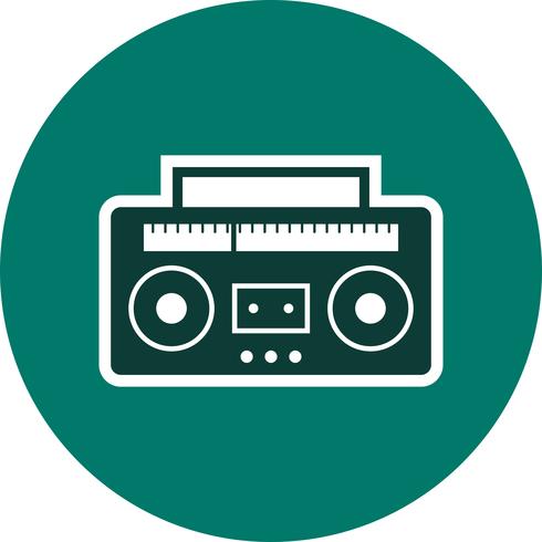 audio-tape vector pictogram