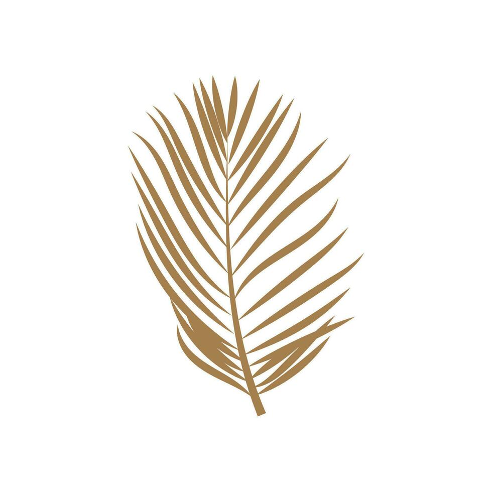 blad palm logo vector sjabloon symbool en ontwerp