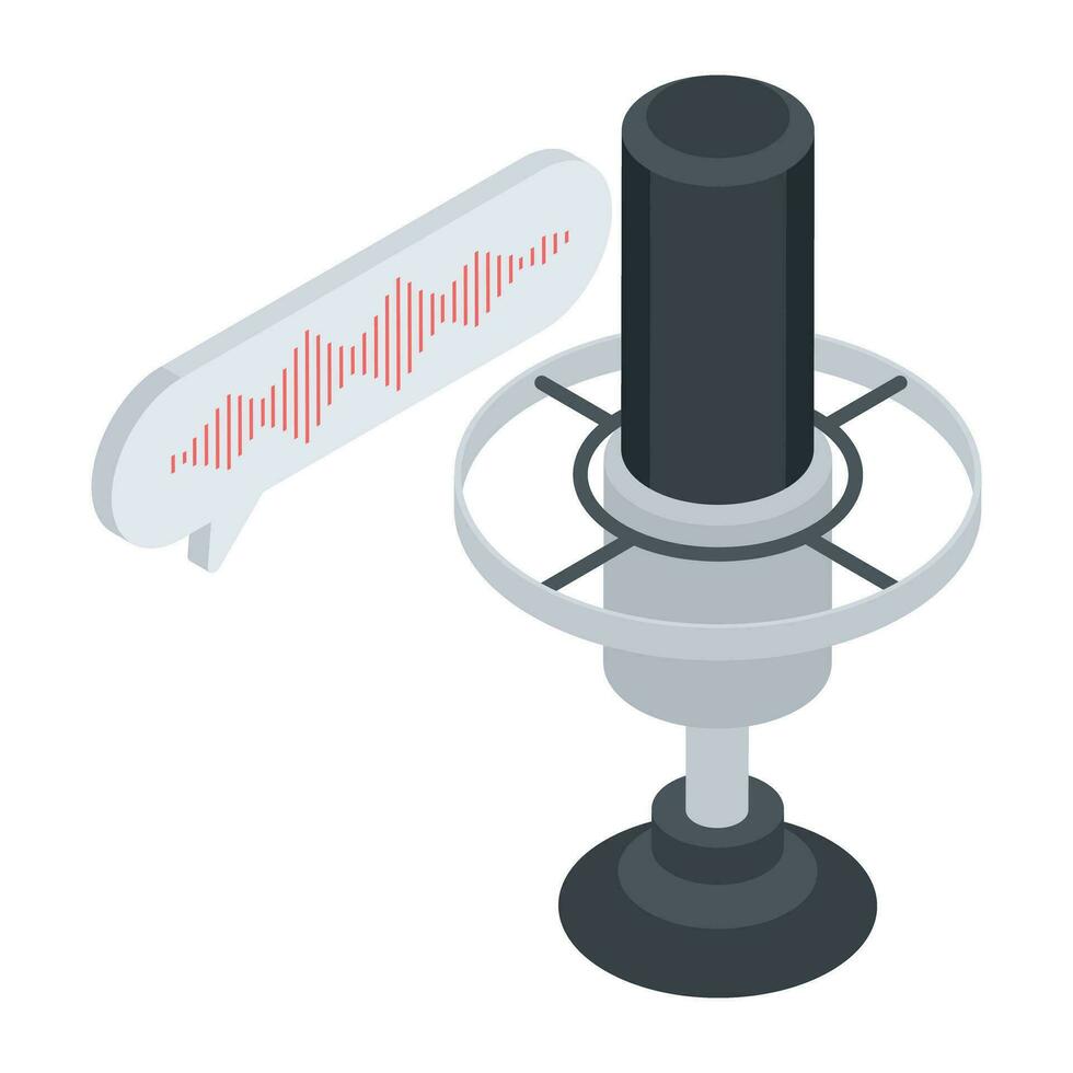 webinar en podcast icoon vector