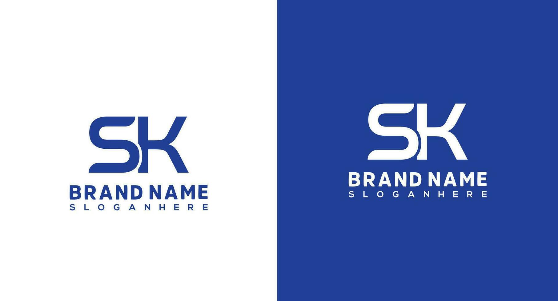 eerste brief sk logo ontwerp vector sjabloon, grafisch alfabet symbool voor zakelijke bedrijf identiteit sk logo