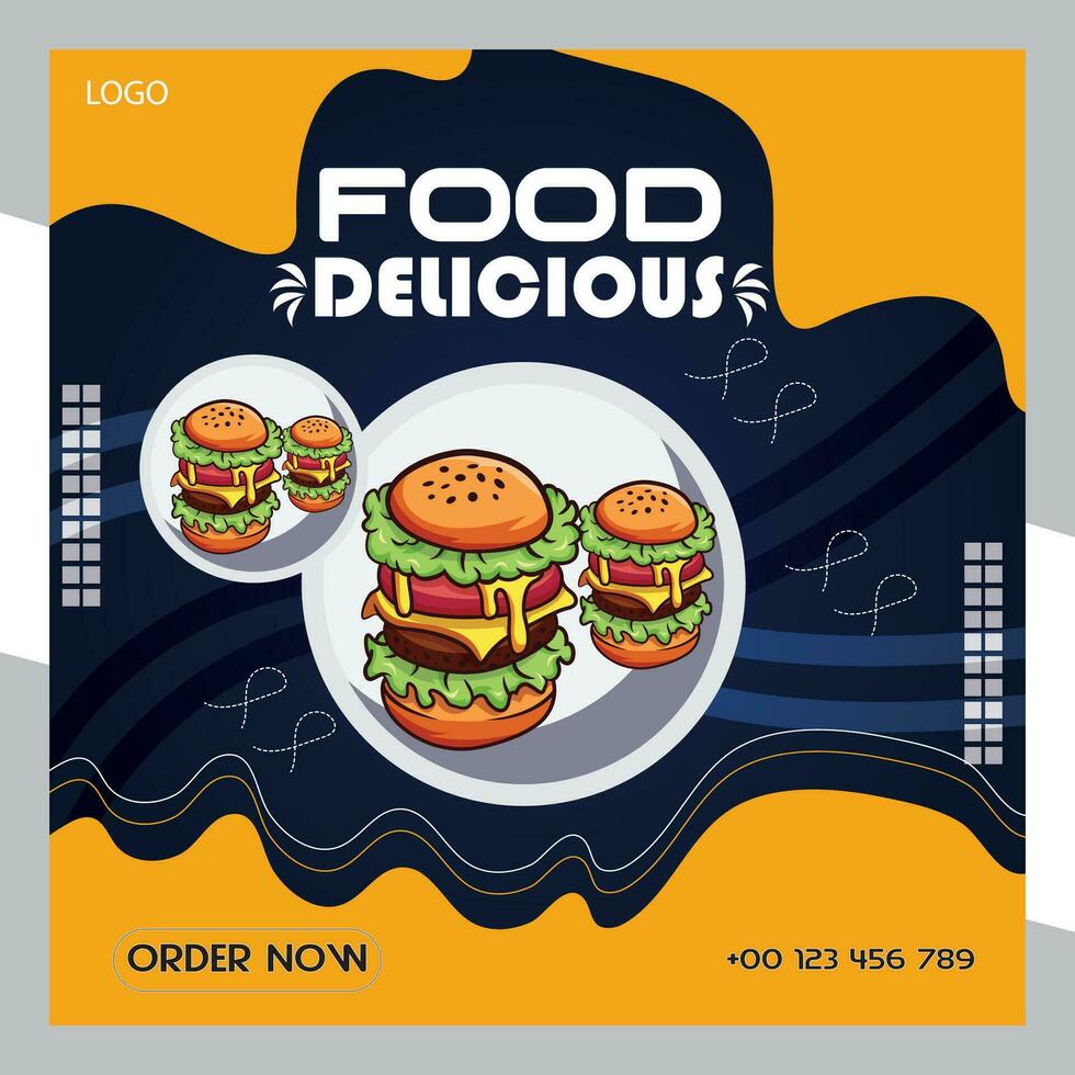voedsel poster ontwerp sjabloon vector