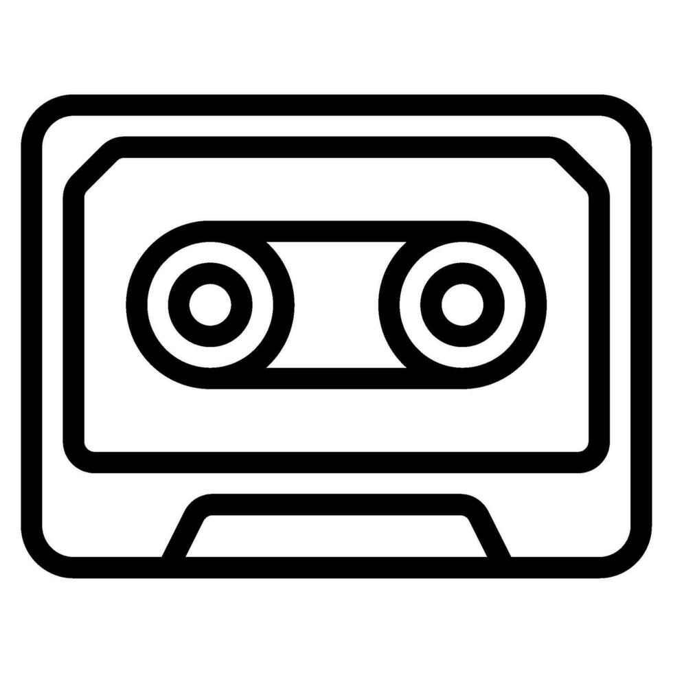 podcast cassette plakband icoon illustratie vector