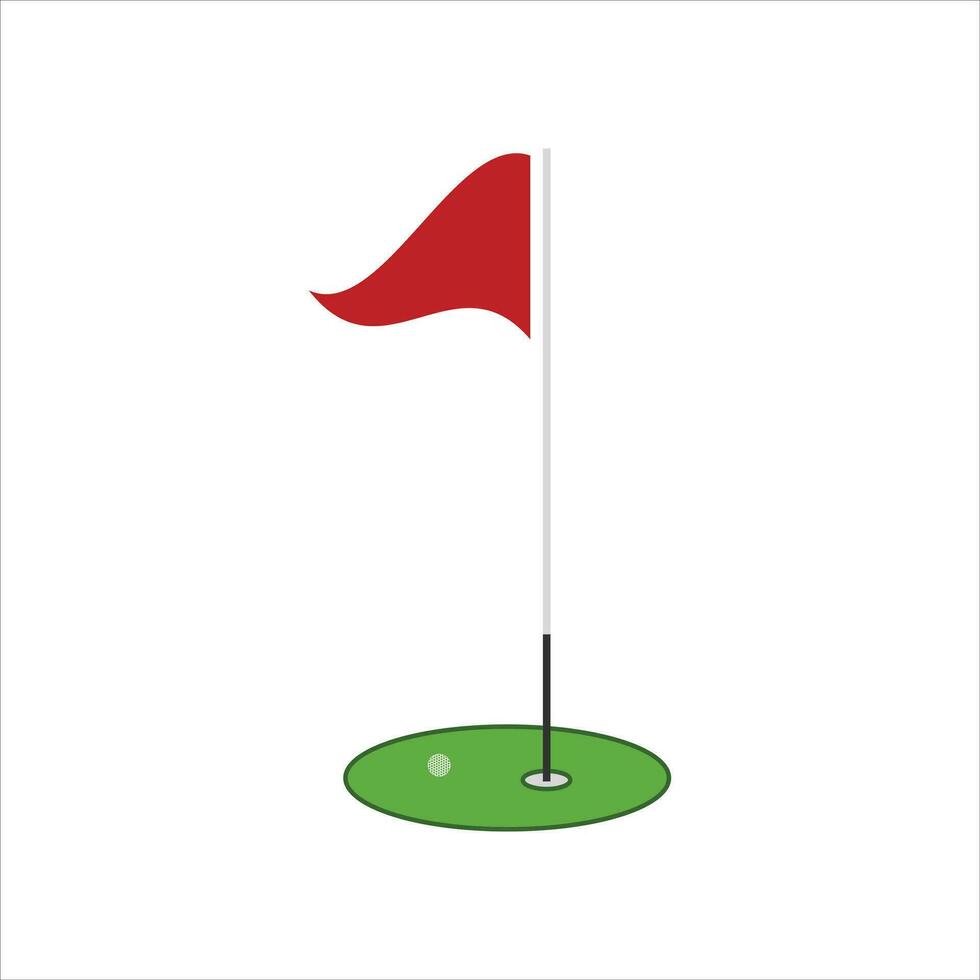 golf vlag clip art, golf vlag vector, golf vlag illustratie, sport- vector, sport- clip art, silhouet vector