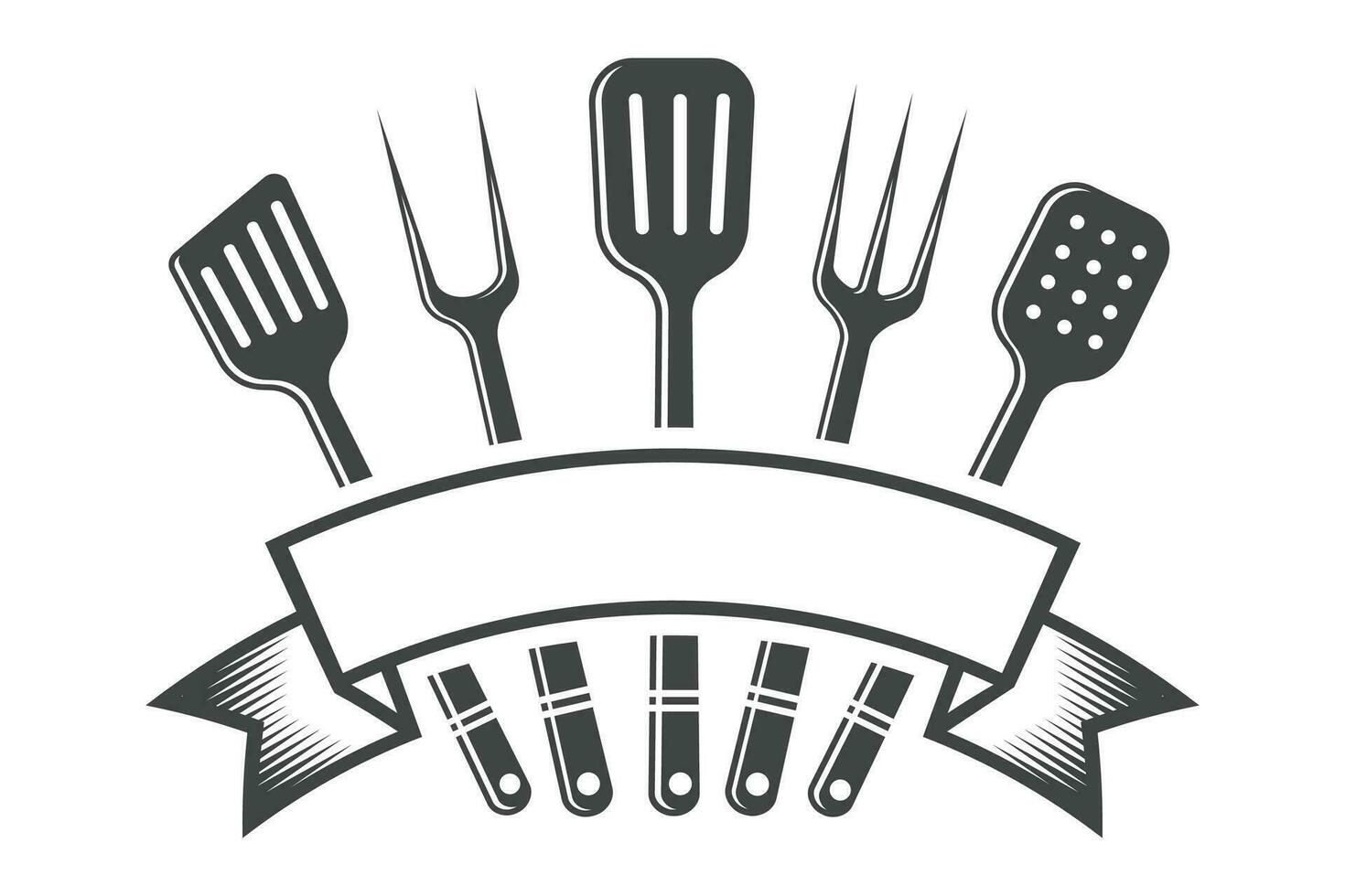 lepel vector, Koken lepel, restaurant apparatuur, Koken apparatuur, klem kunst, werktuig vector, silhouet, vork Svg, Koken vork silhouet, illustratie vector