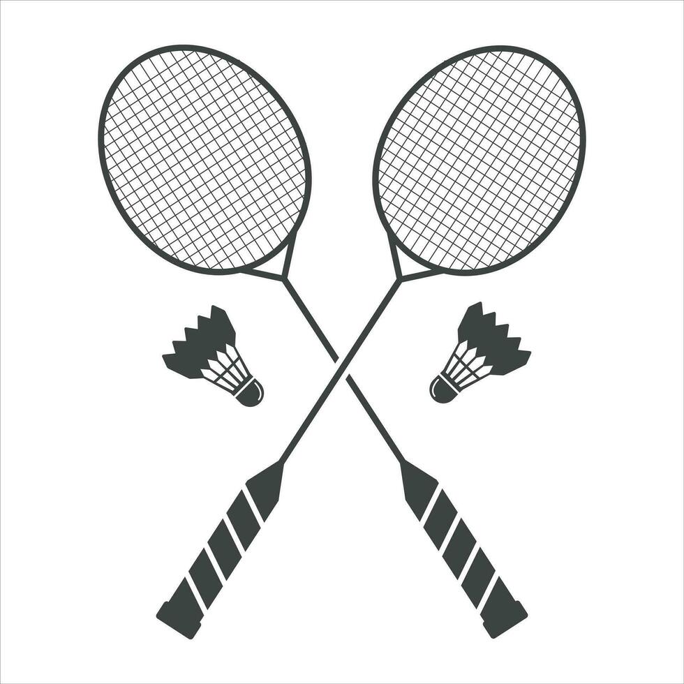 vector badminton, badminton vector kurk, badminton illustratie, racket vector, racket lijn kunst, schets, sport- illustratie, badminton bal, vector, badminton silhouet, silhouett