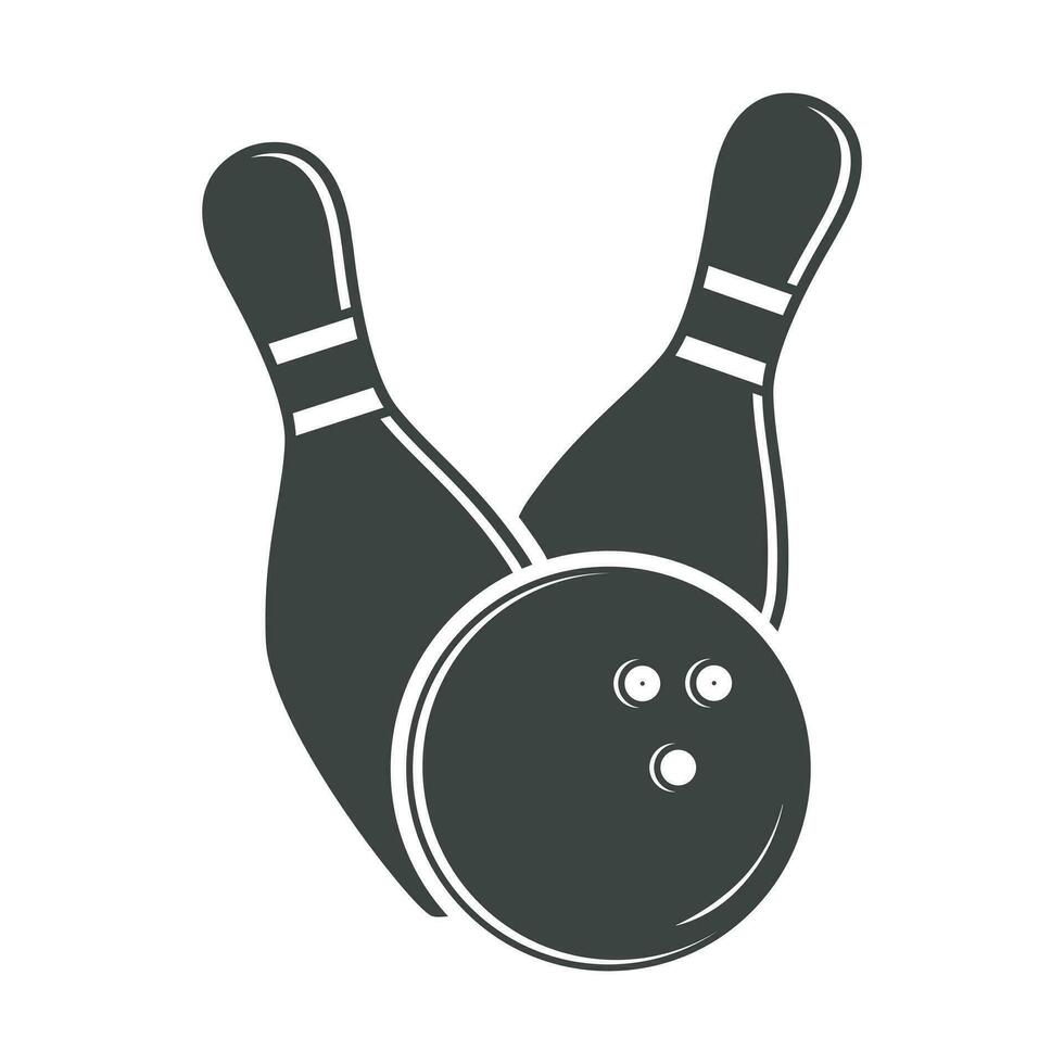 bowling vector, bowling illustratie, sport- illustratie, bowling, vector, bowling silhouet, silhouet, sport- silhouet, spel vector, spel toernooi, kampioenen liga vector