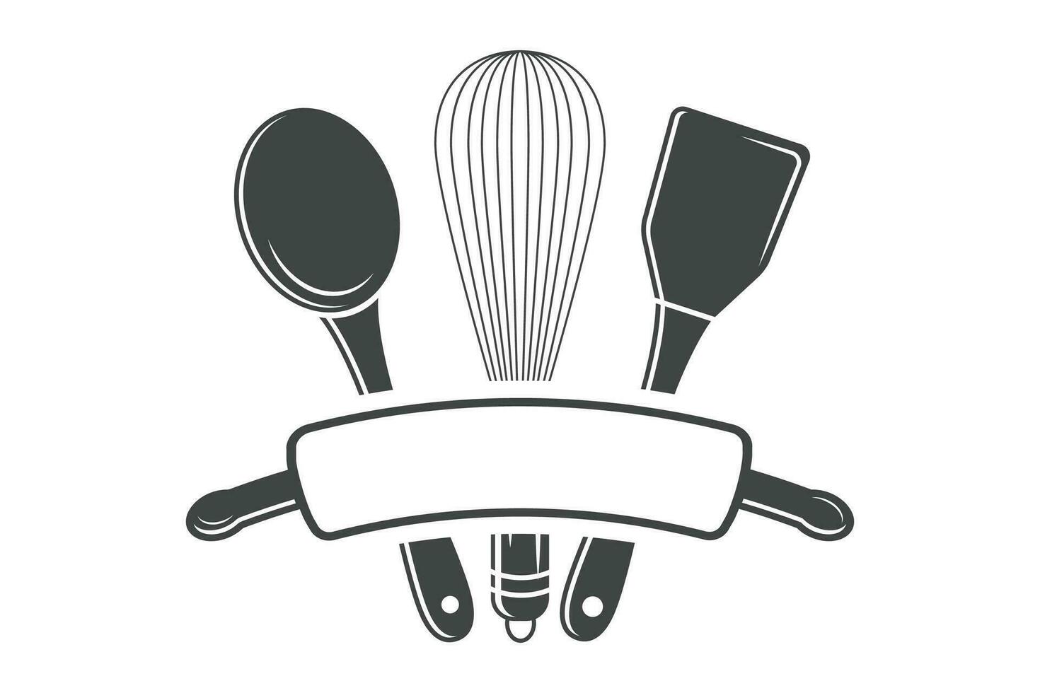 lepel vector, Koken lepel, restaurant apparatuur, Koken apparatuur, klem kunst, werktuig vector, silhouet, vork Svg, Koken vork silhouet, illustratie vector