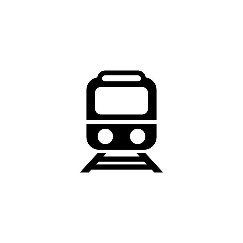 gemakkelijk trein icoon illustratie ontwerp, locomotief symbool sjabloon vector