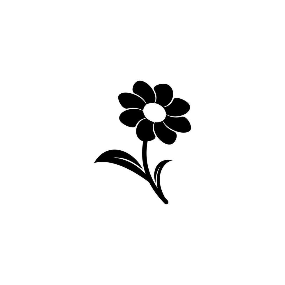 gemakkelijk bloem icoon illustratie vector