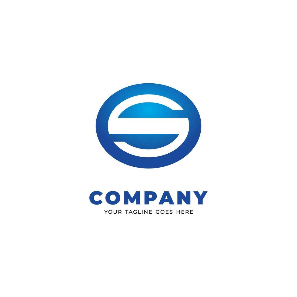 gemakkelijk brief s logo ontwerp, modern blauw s symbool inspiratie vector
