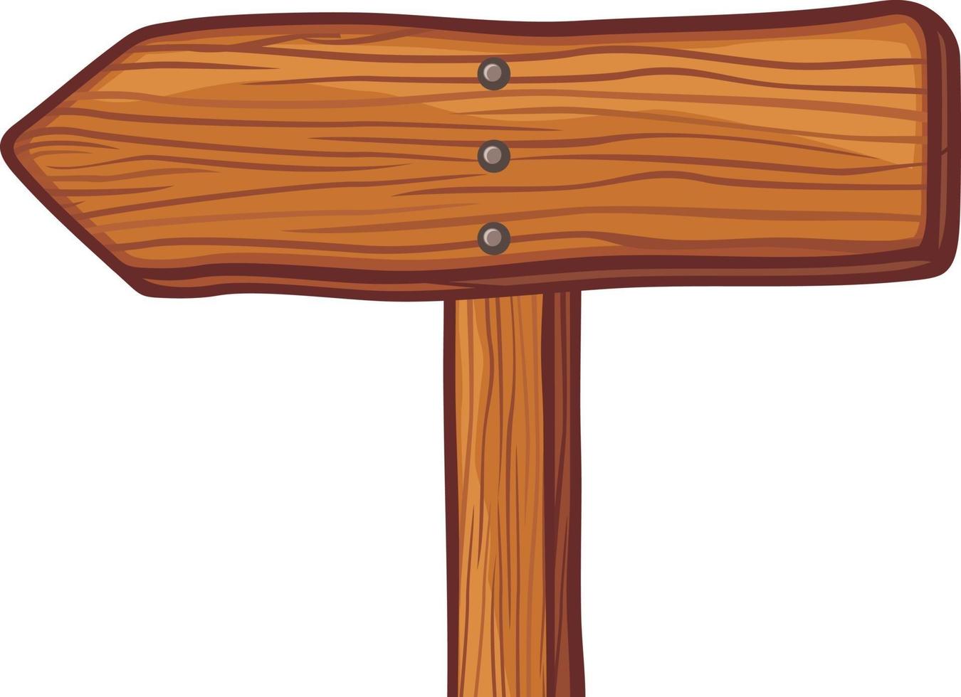 houten uithangbord icoon vector