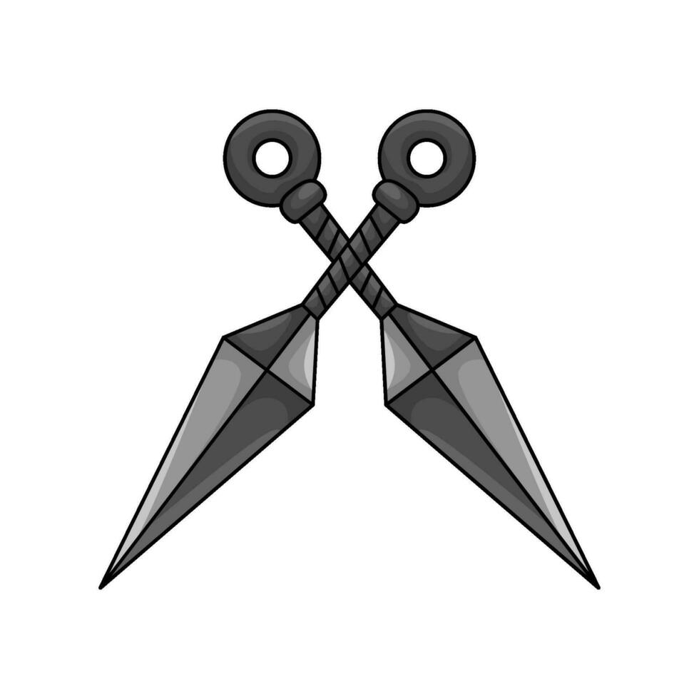 kunai Japan illustratie vector