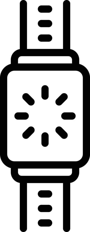 lijnpictogram voor smartwatch vector