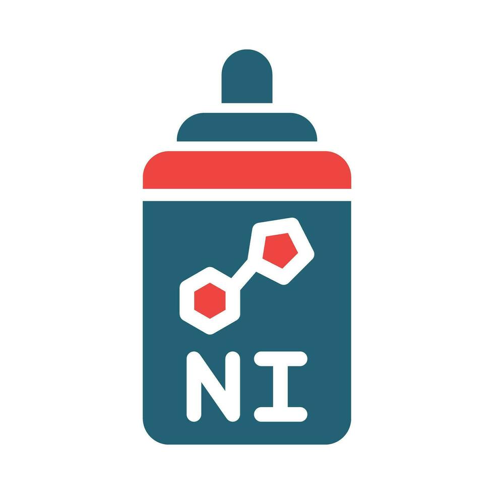 nicotine vector glyph twee kleur pictogrammen voor persoonlijk en reclame gebruiken.