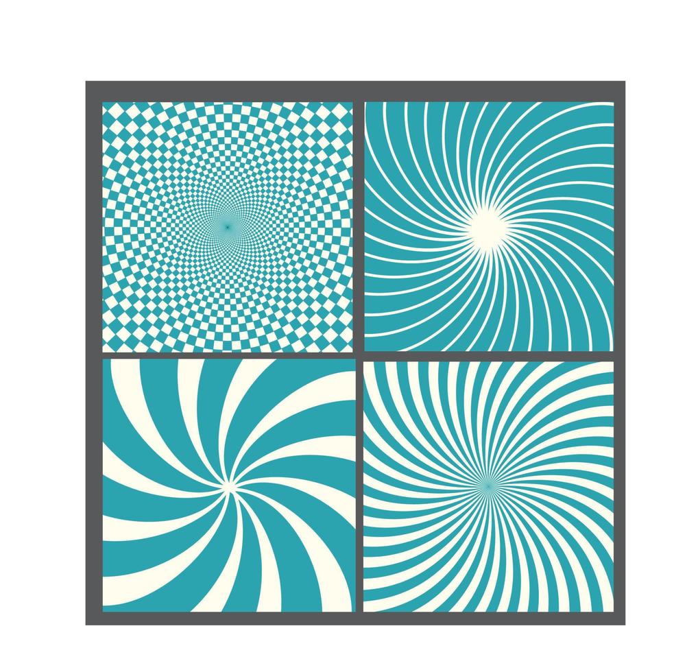 retro vintage hypnotische achtergrond. vector