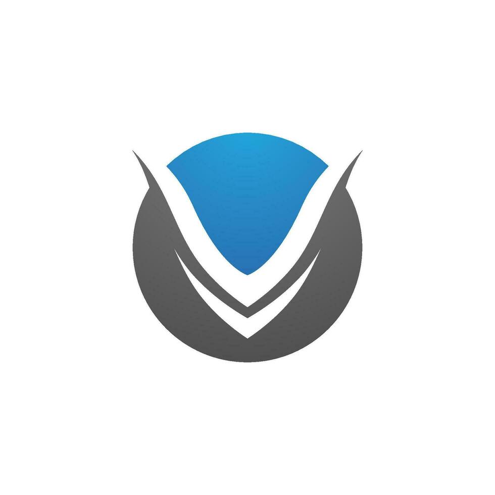 v brief logo sjabloon vector