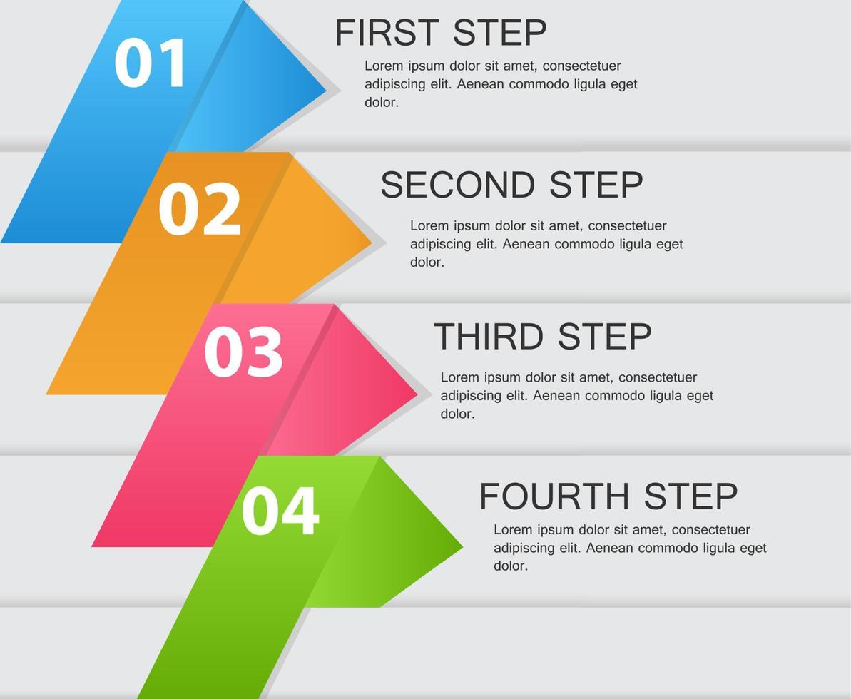 infographic zakelijke sjabloon vectorillustratie vector