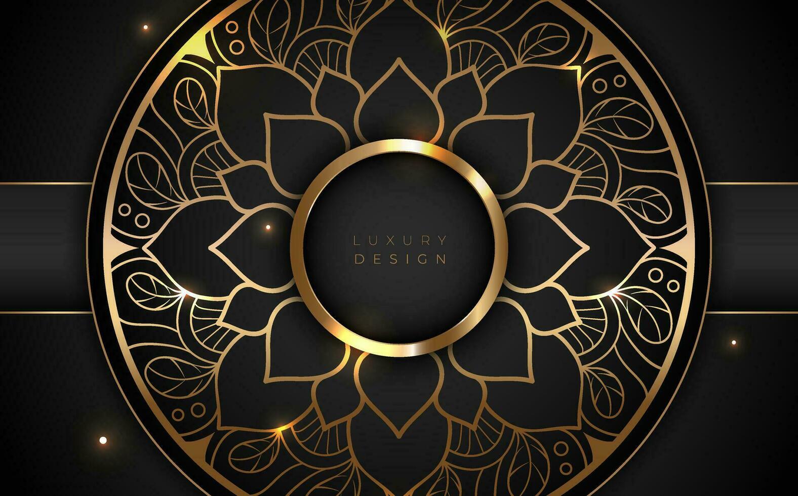 luxe mandala Ramadan achtergrond. Arabisch Islamitisch patroon stijl. vector