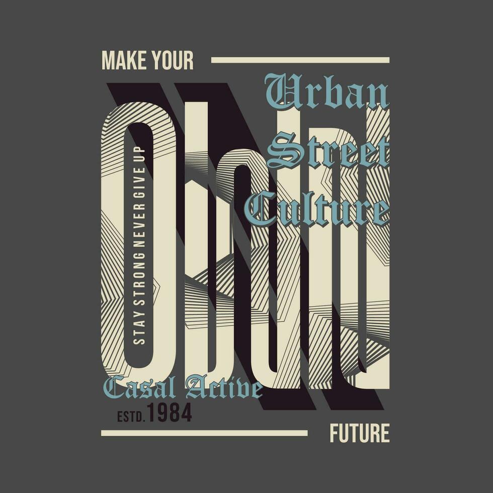 maken uw eigen toekomst abstract grafisch, typografie vector, t overhemd ontwerp illustratie, mooi zo voor klaar afdrukken, en andere gebruik vector