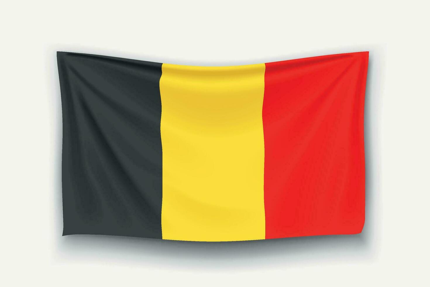 vlag van belgië vector
