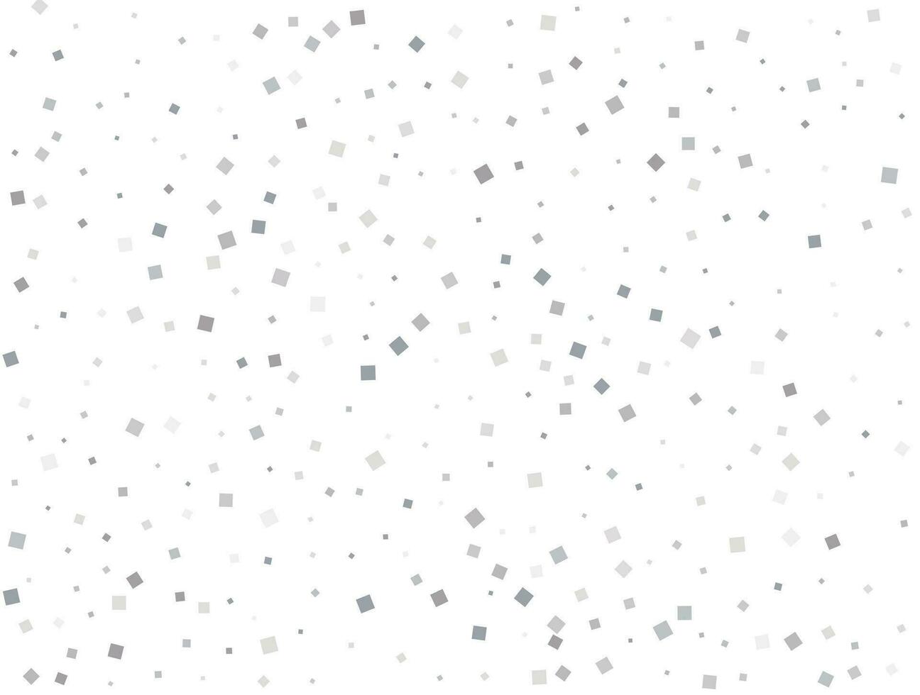 patroon met zilver vierkanten. zilver pleinen vakantie confetti. feestelijk decor. vector illustratie.