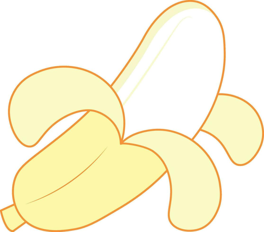 banaan vector schattig illustratie