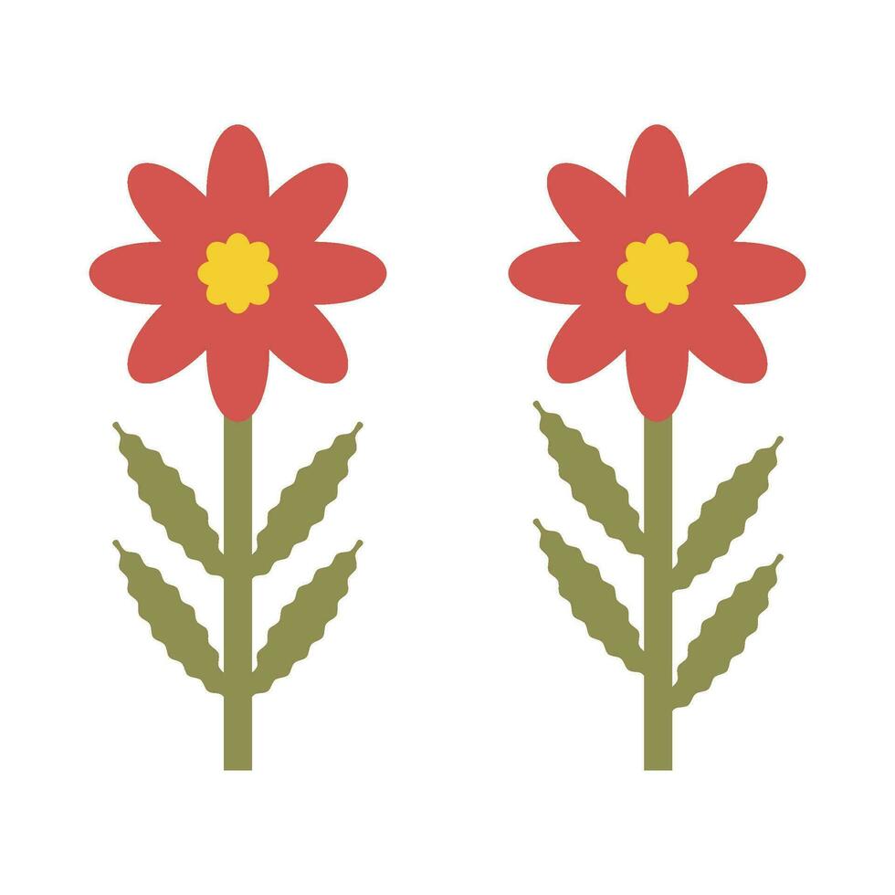 mooi bloem illustratie in pastel kleuren vector