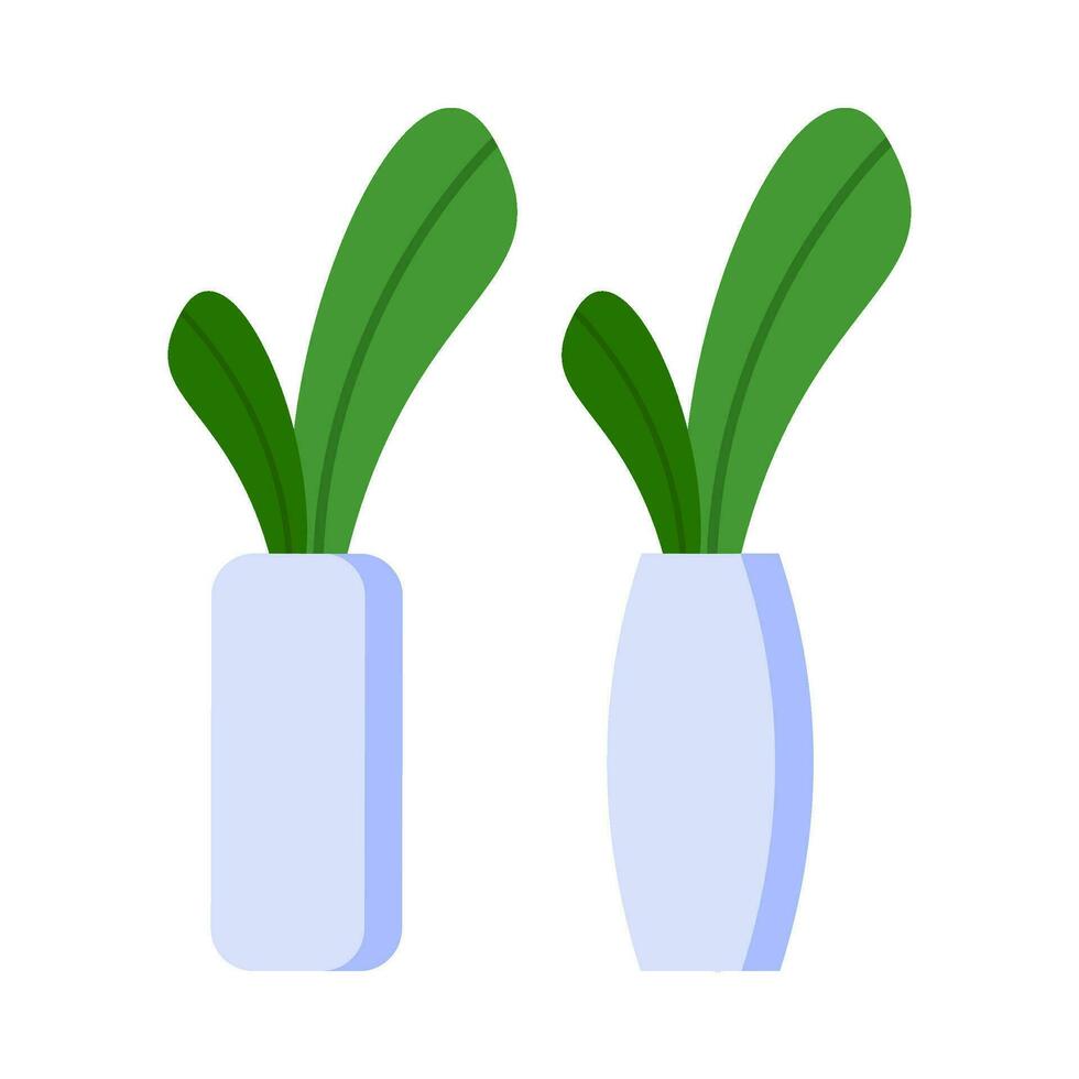 mooi sier- planten vlak illustratie vector