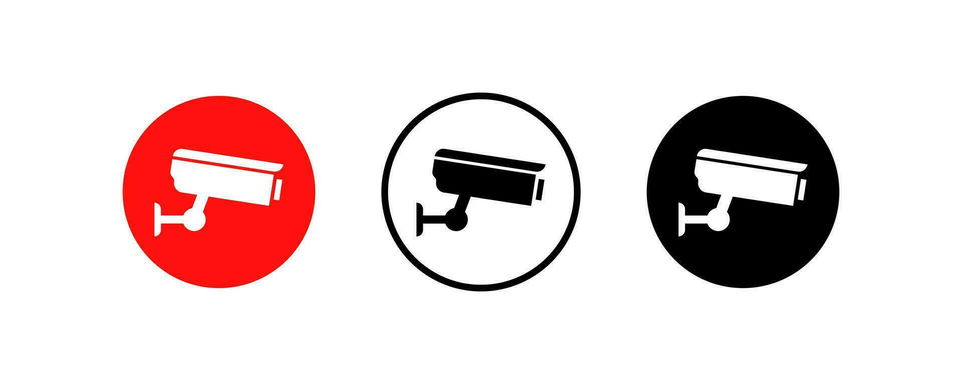 cctv camera icoon set. vector illustratie ontwerp.